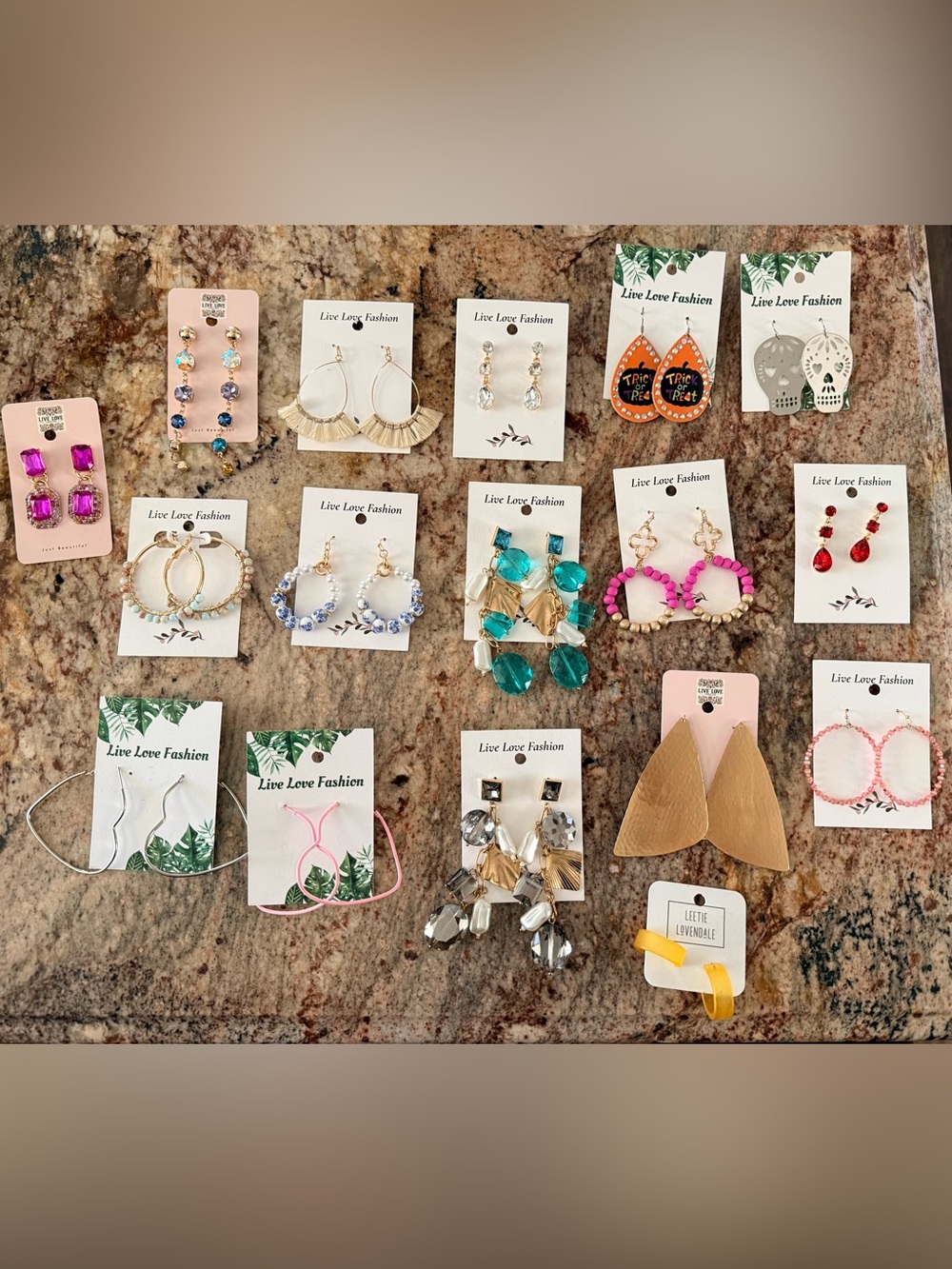 Multi-Color Statement Earrings Collection